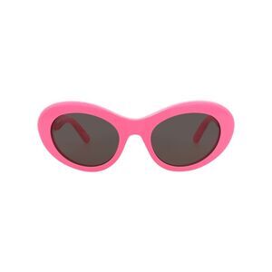 Balenciaga Round-Frame Recycled Acetate Sunglasses Pink Womens